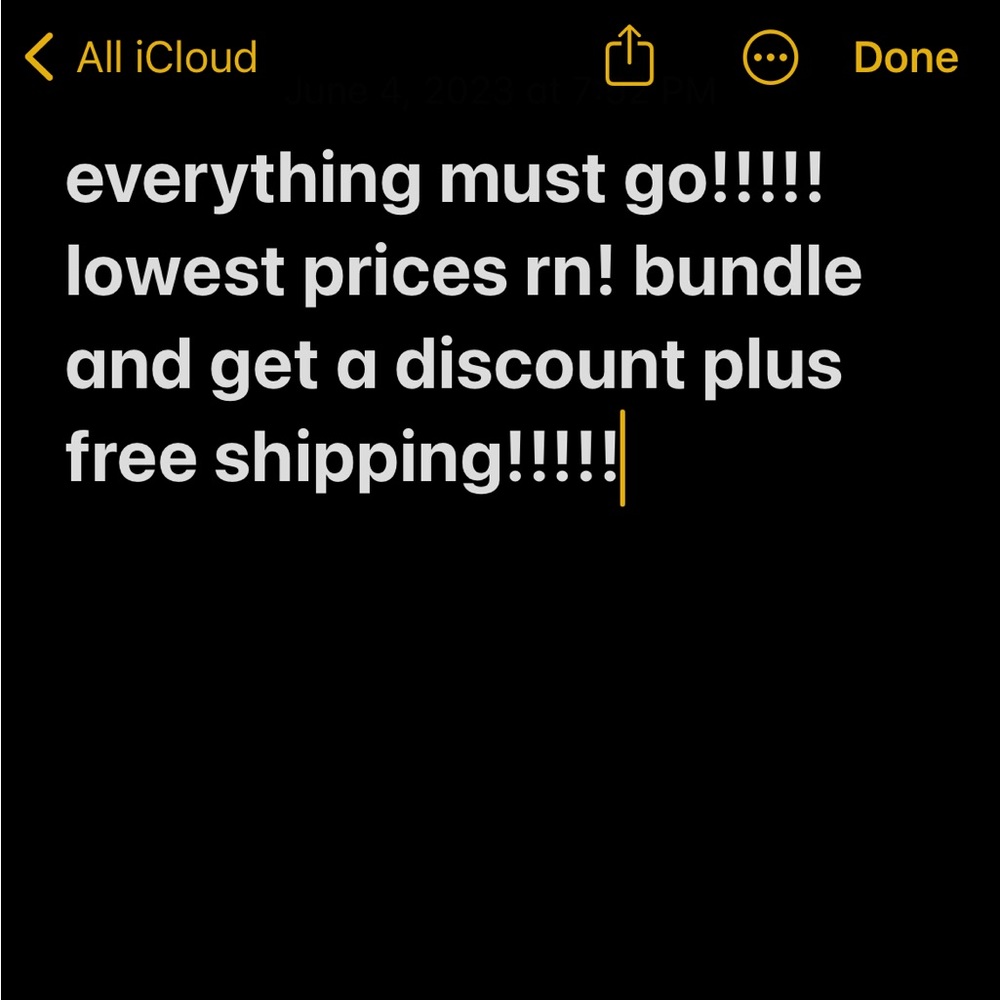 EVERYTHING MUST GO UR PRICE U GOT IT BUNDLE AND SAVE